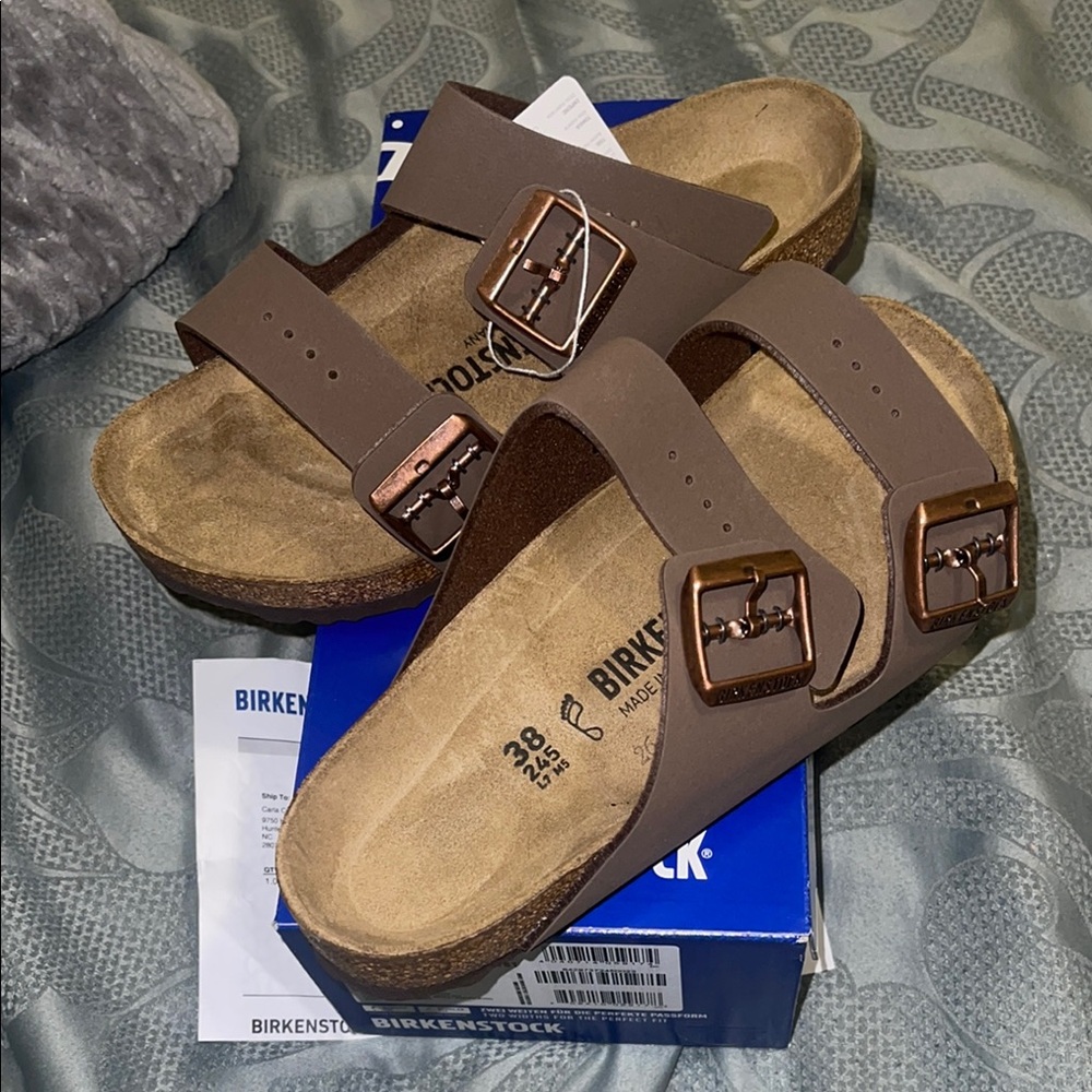 Birkenstock Brown Sandals with Buckles